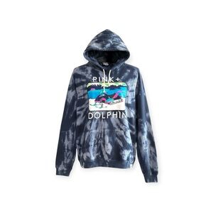 Collectible: Pink Dolphin 𓆝 Ltd Ed 100K Legends Graphic Hoodie 𓆝 Navy Tie Dye